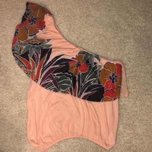 Free People Annka Bubble One Shoulder Top - Small